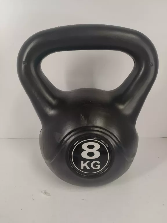 KETTLEBELLE TUNTURI 8 KG CZARNY