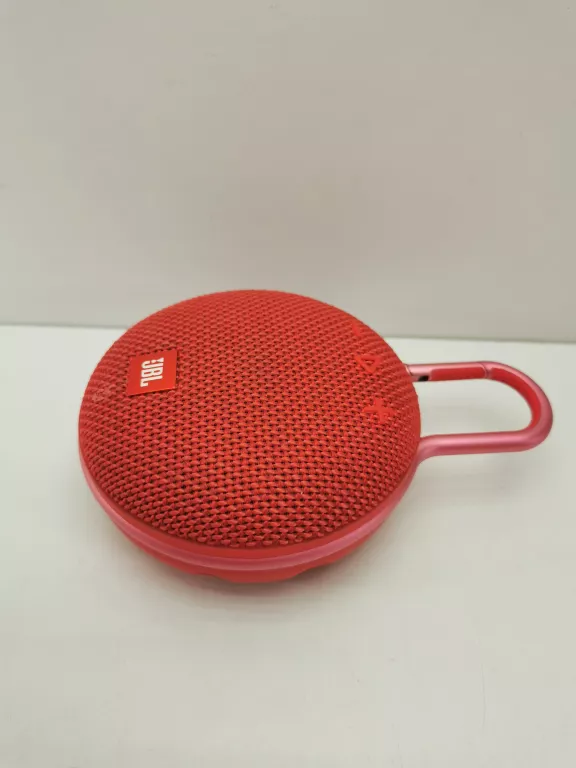 GŁOŚNIK PRZENOŚNY JBL CLIP 3 CZERWONY 5 W