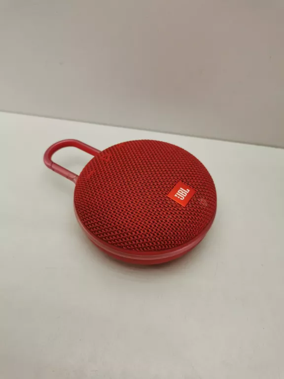 GŁOŚNIK PRZENOŚNY JBL CLIP 3 CZERWONY 5 W