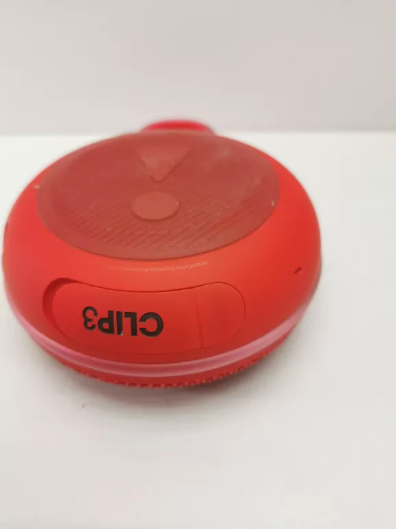 GŁOŚNIK PRZENOŚNY JBL CLIP 3 CZERWONY 5 W
