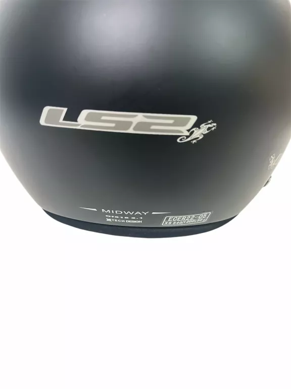 KASK OTWARTY LS2 SKUTER MOTOR CZARNY MAT MIDWAY XS