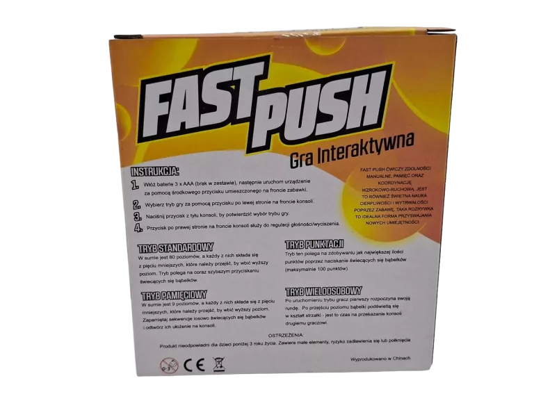 FAST PUSH PUZZLE POP IT GRA ANTYSTRESOWA