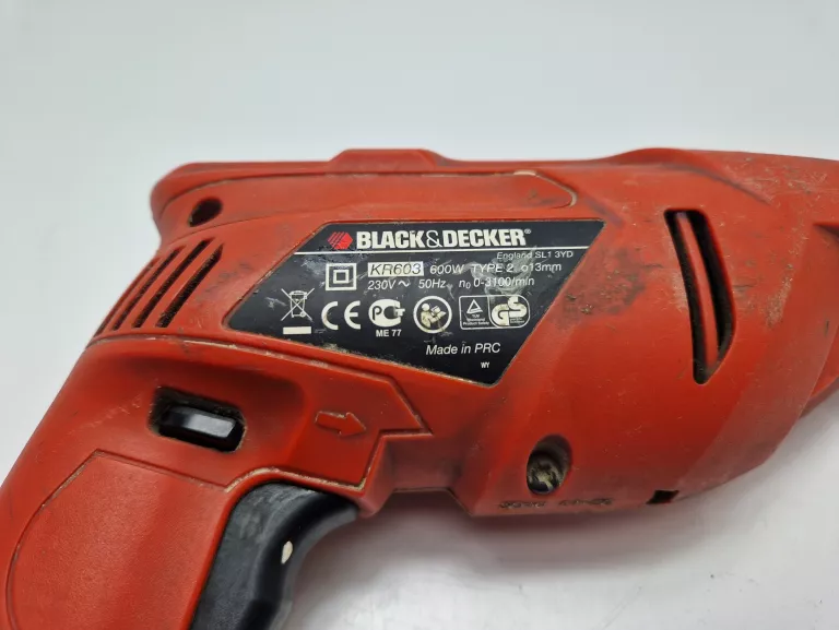 WIERTARKA UDAROWA BLACK&DECKER KR603 600W