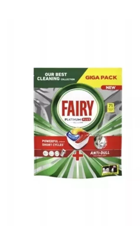 FAIRY PLATINUM PLUS ALL IN ONE TABLETKI DO ZMYWARKI CYTRYNA 71 SZT