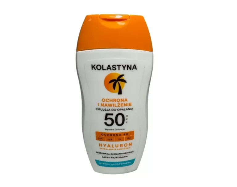 KOLASTYNA EMULSJA DO OPALANIA SPF 50 HYALURON OCHRONA I NAWILŻENIE