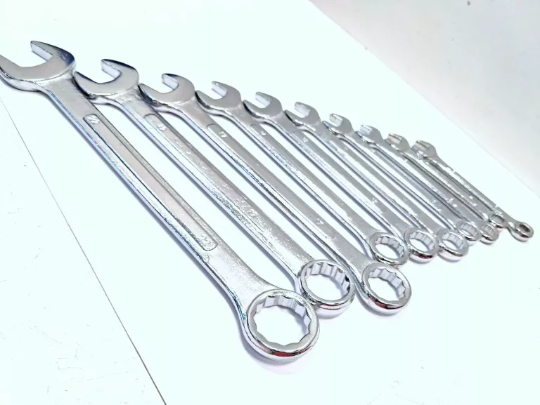 KLUCZE PŁASKO-OCZKOWE 6-22 MM 10 SZTUK