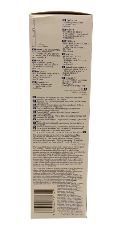 SZCZOTECZKA MAGNETYCZNA ORAL-B PRO IO3 ICE BLUE