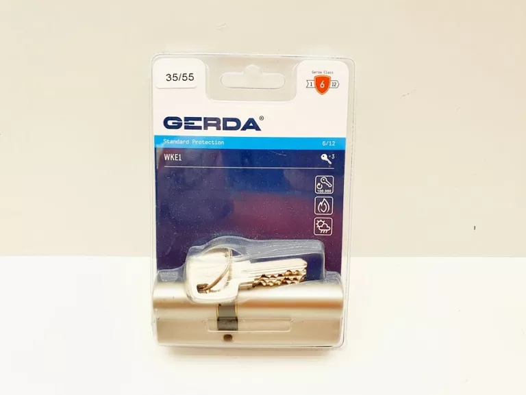 WKŁADKA BĘBENKOWA GERDA E1 35/55 NIKIEL PERŁOWY BLISTER