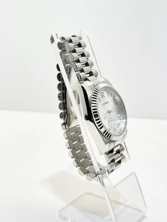 SEIKO WHITE SUNBURST ARABIC