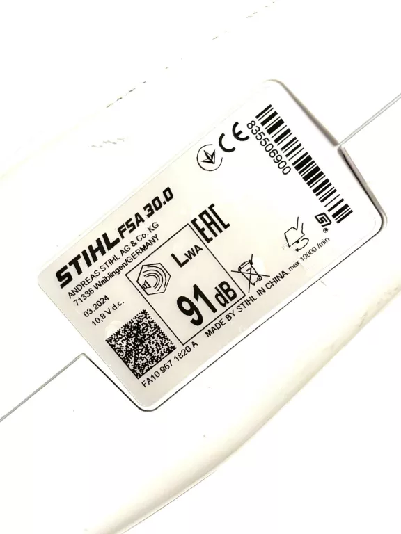 KOSA AKUMULATOROWA STIHL FSA 30 03.2024