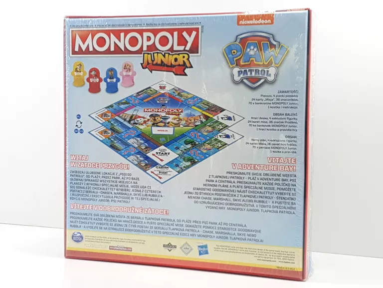 GRA PLANSZOWA MONOPOLY JUNIOR PSI PATROL HASBRO #FOLIA