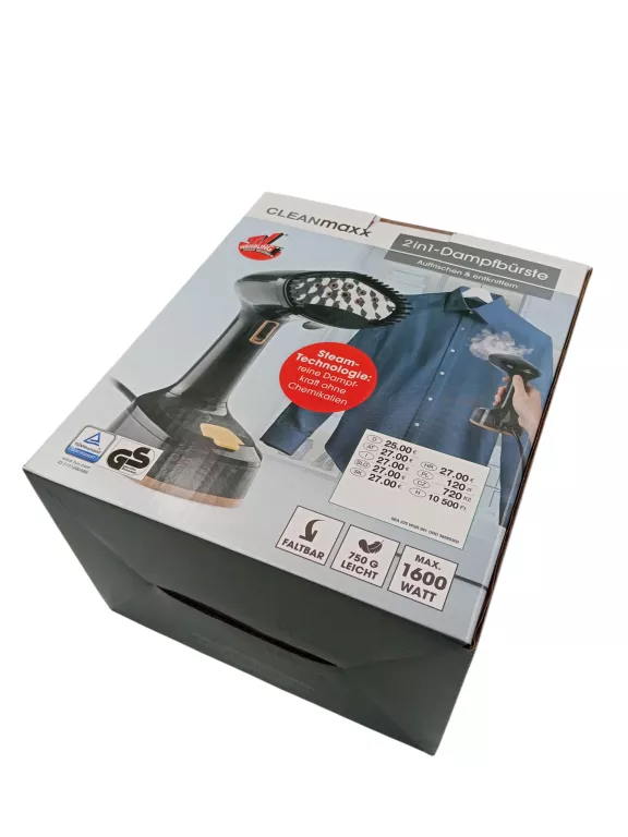 SZCZOTKA PAROWA 2W1 CLEANMAXX #PLOMBA