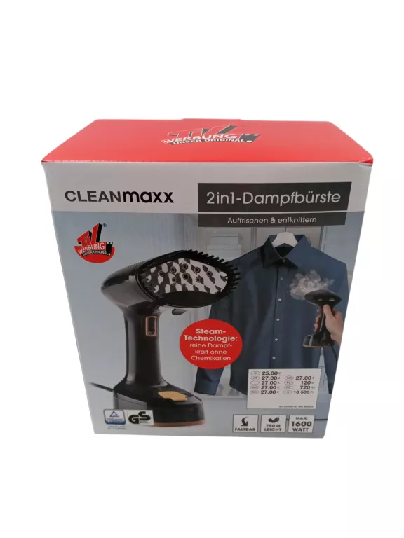 SZCZOTKA PAROWA 2W1 CLEANMAXX #PLOMBA