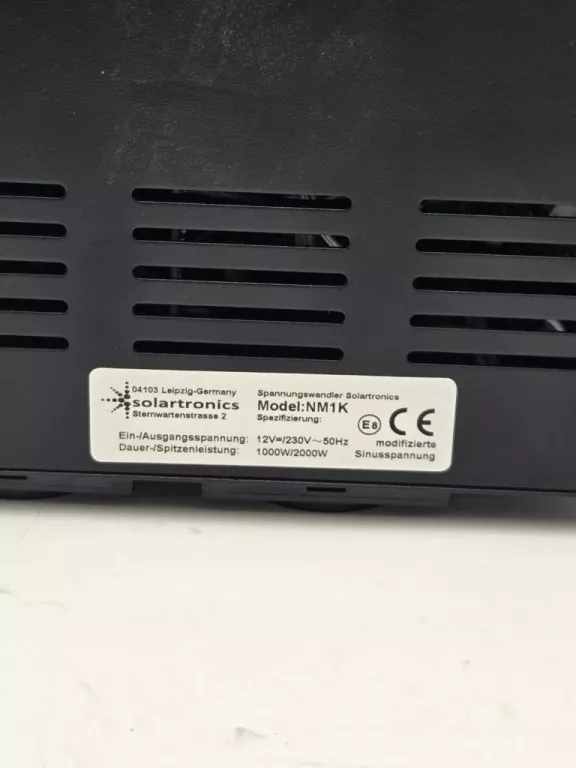 PRZETWORNICA NAPIĘCIA SOLARTRONICS 1000W 12V