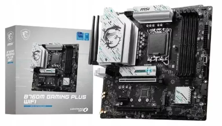 PŁYTA GŁÓWNA MSI B760M GAMING PLUS WIFI DDR5 MICRO ATX INTEL SOCKET 1700