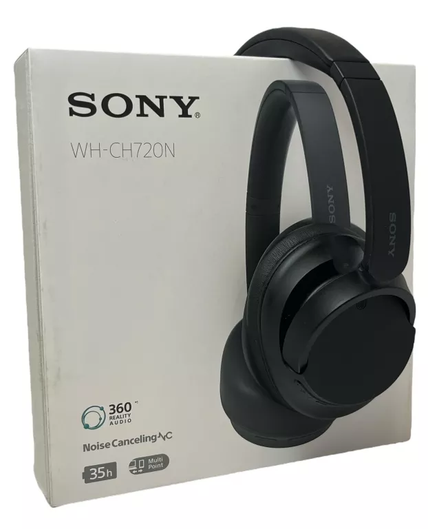 SŁUCHAWKI BEZPRZEWODOWE NAUSZNE SONY WH-CH720N