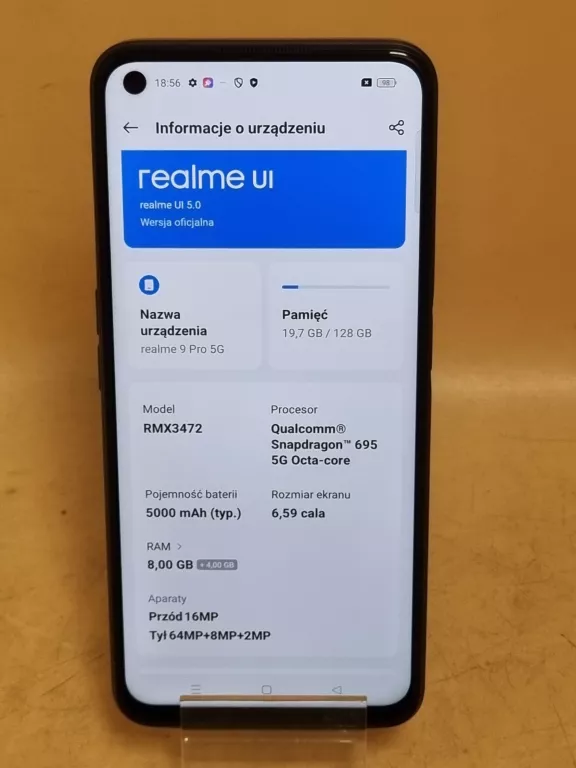 TELEFON REALME 9 PRO 5G 8/128GB