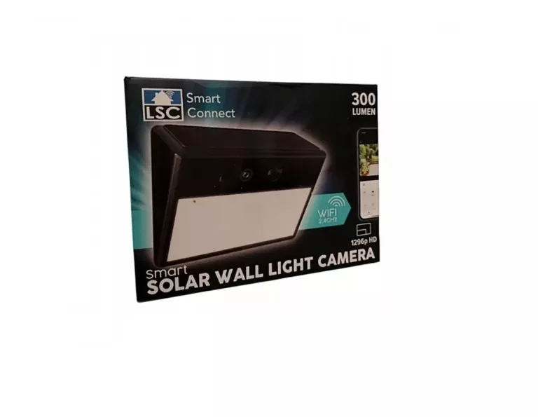 SMART CONNECT 300 LUMEN SOLAR WALL LIGHT CAMERA