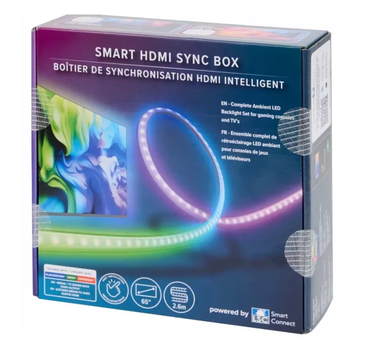 OŚWIETLENIE LED SMART HDMI SYNC BOX LSC SMART CONNECT 2.6M