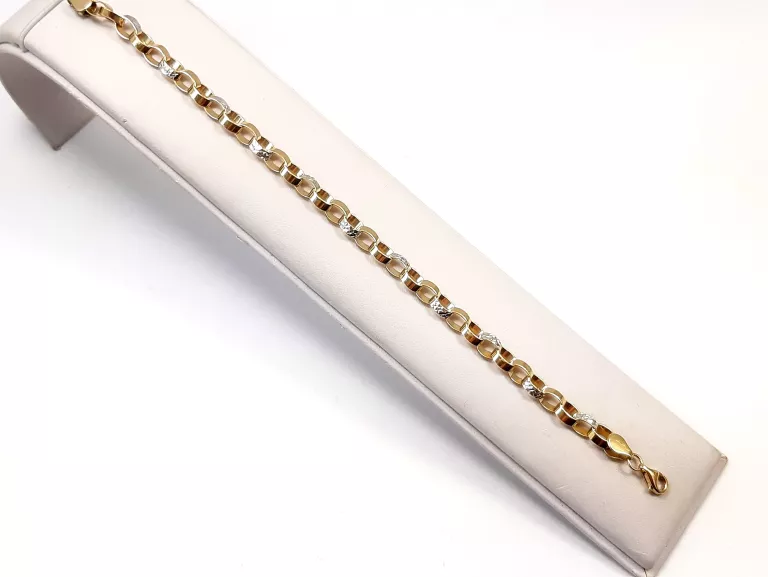 ZŁOTA BRANSOLETKA 585 5.20G 19CM