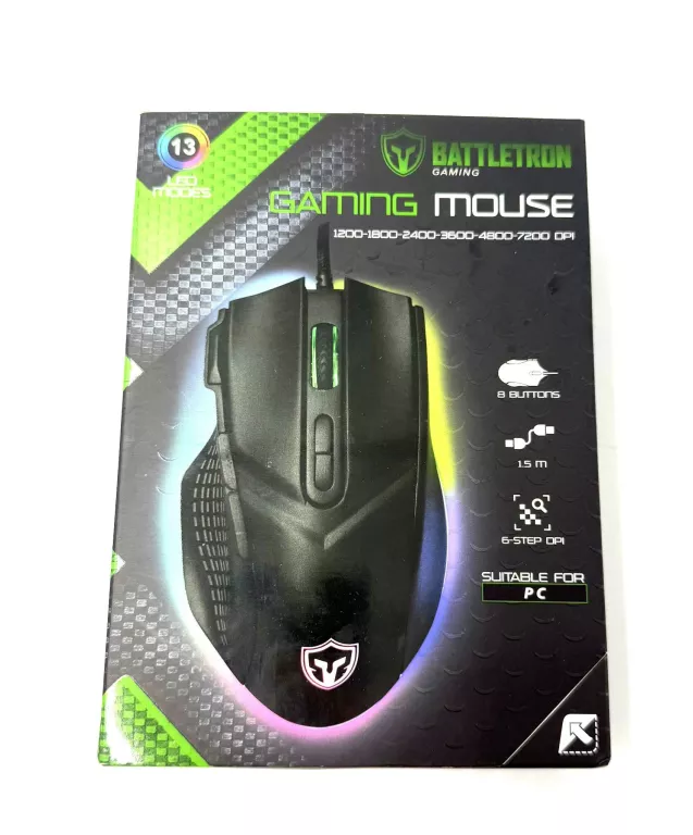 MYSZKA GAMINGOWA BATTLETRON LED