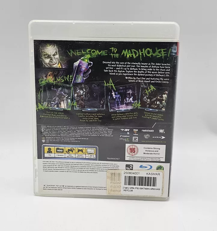 GRA PS3 BATMAN ARKHAM ASYLUM