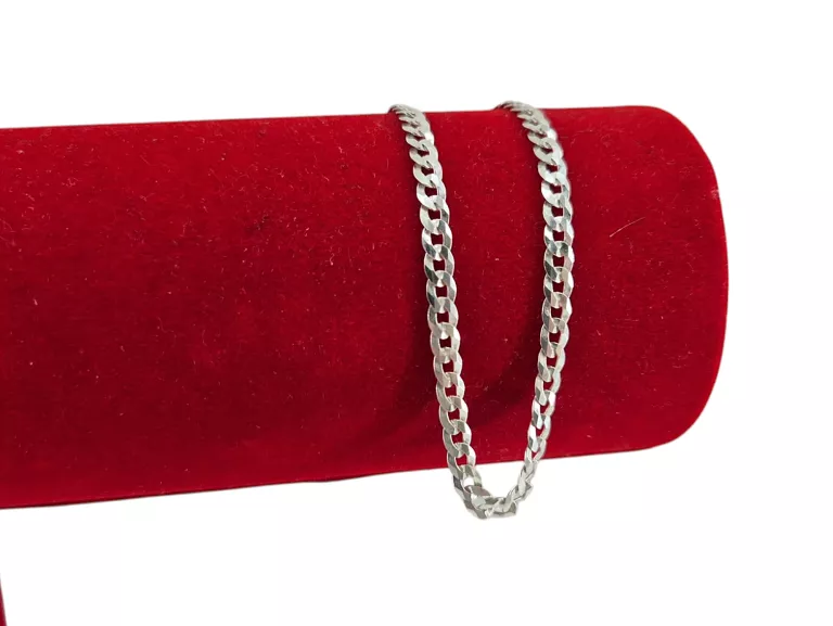 ŚLICZNA SREBRNA BRANSOLETKA PANCERKA 925P 2,70G