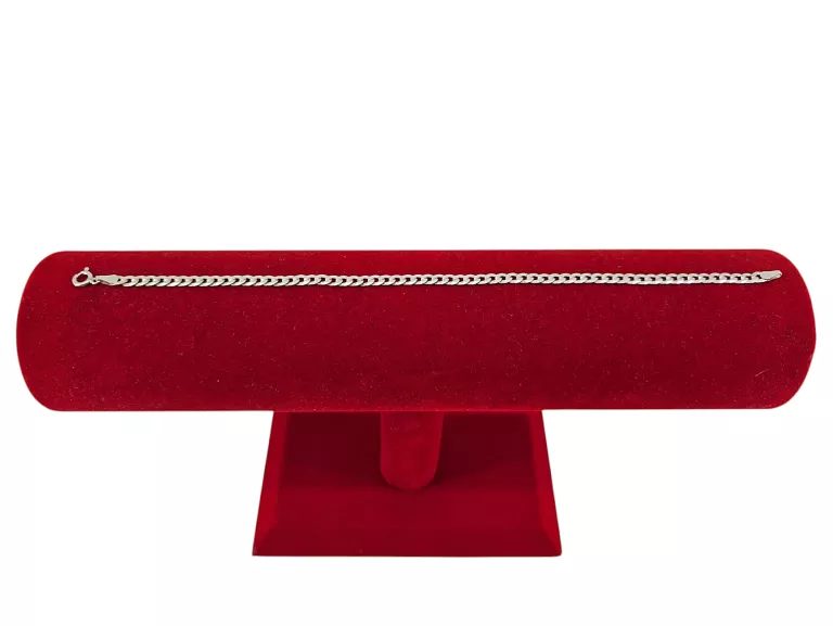 ŚLICZNA SREBRNA BRANSOLETKA PANCERKA 925P 2,70G