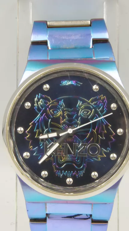 ZEGAREK KENZO TIGER HEAD 9600204 K0024 NA BRANSOLECIE TĘCZOWY