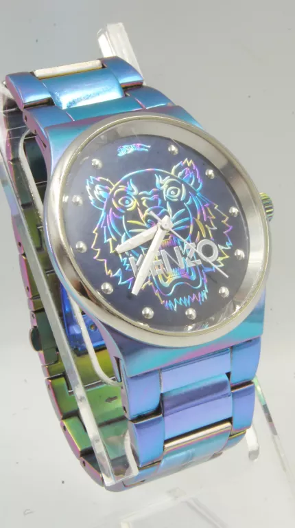 ZEGAREK KENZO TIGER HEAD 9600204 K0024 NA BRANSOLECIE TĘCZOWY