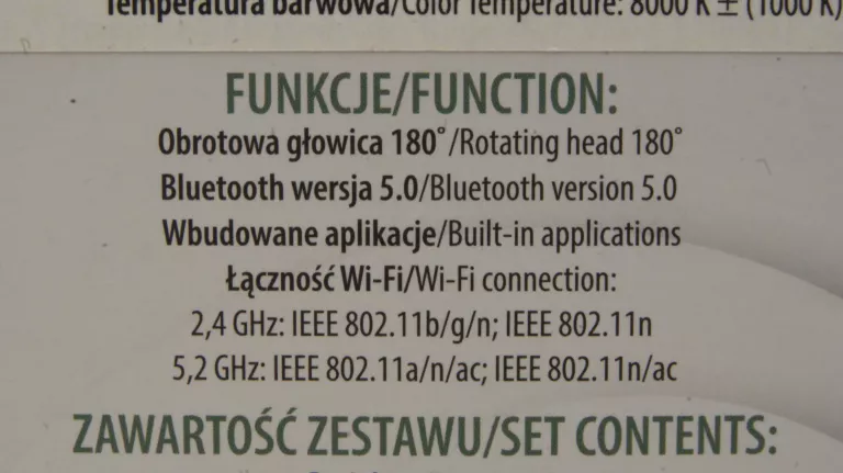 PROJEKTOR LCD FOREVER SP-FOR-01 BIAŁY KOMPLET