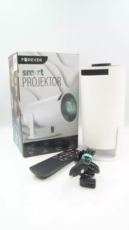 PROJEKTOR LCD FOREVER SP-FOR-01 BIAŁY KOMPLET
