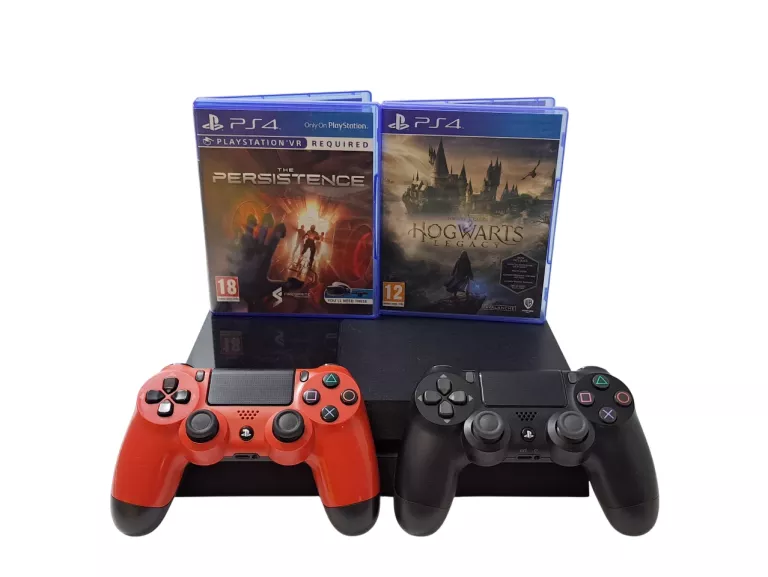 KONSOLA SONY PLAYSTATION 4 PS4 FAT CUH-1116A 500GB + 2 PADY + 2 GRY