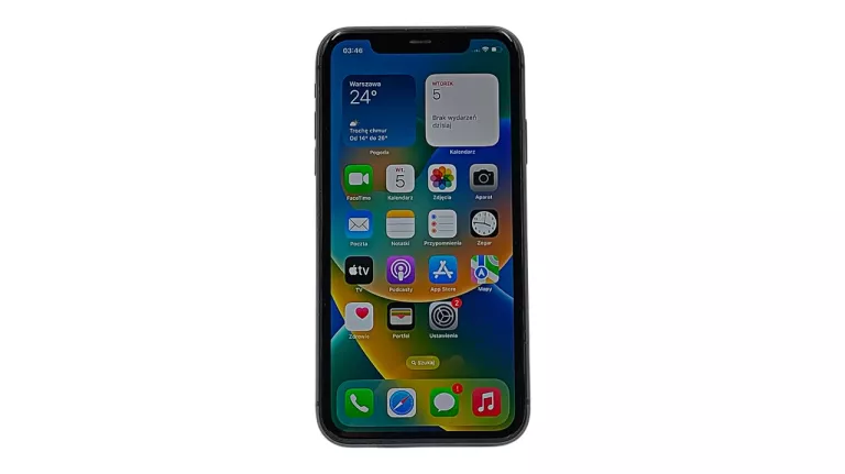 TELEFON APPLE IPHONE 11 64GB 6.1" BAT. 74% BLACK WOLNY RYNEK
