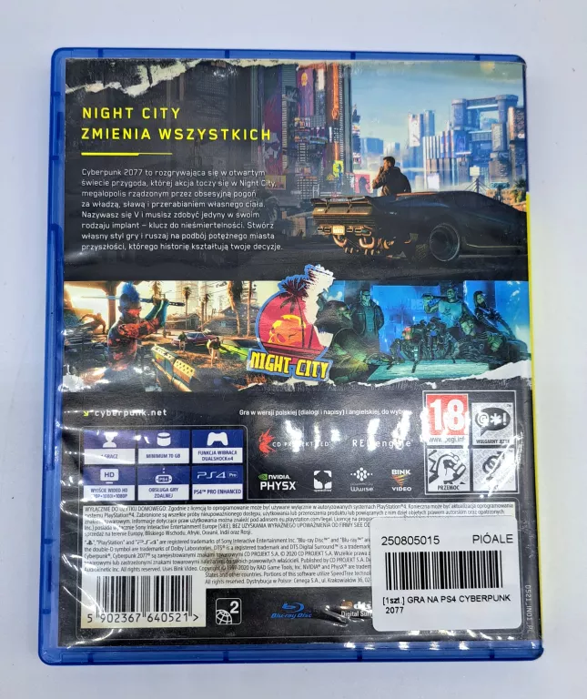 GRA NA PS4 CYBERPUNK 2077