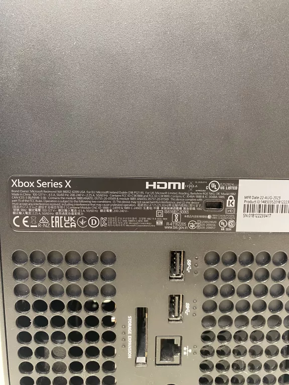 KONSOLA MICROSOFT XBOX SERIES X 1882 1TB