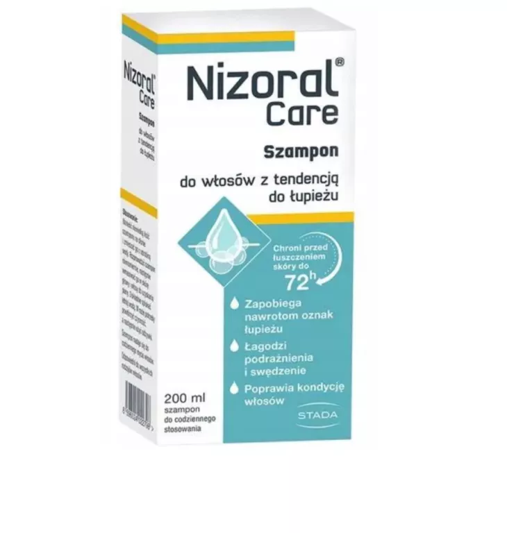 NIZORAL DAILY CARE SZAMPON NA ŁUPIEŻ, NA UCZUCIE SWĘDZENIA 200ML