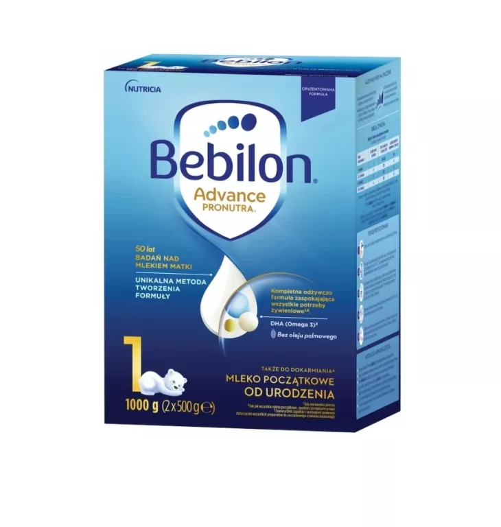 BEBILON ADVANCE PRONUTRA 1, MLEKO POCZĄTKOWE OD URODZENIA, PROSZEK