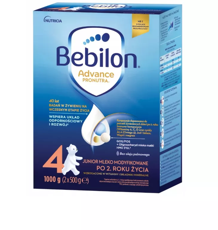 BEBILON 4 ADVANCE PRONUTRA JUNIOR PO 2. ROKU 1 KG