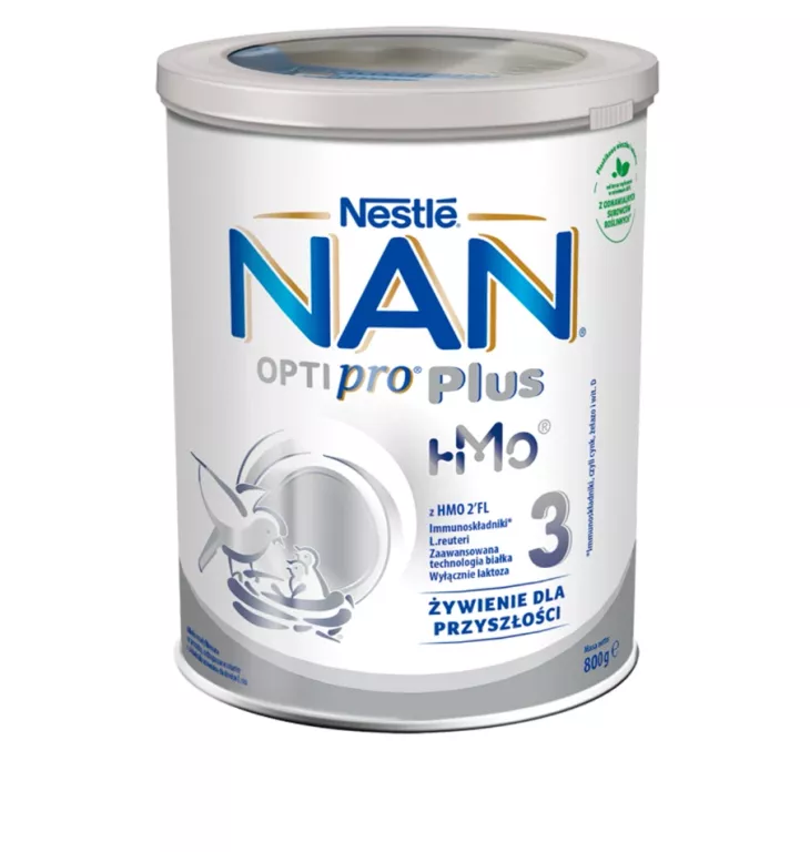 MLEKO NESTLE NAN OPTIPRO 3 PLUS NASTĘPNE 800G