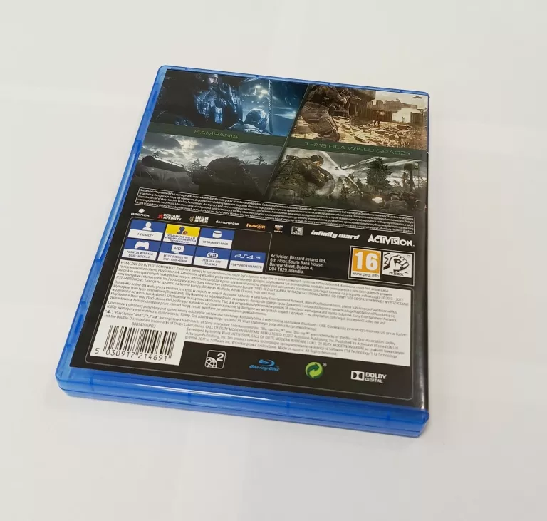 GRA NA PS 4 CALL OF DUTY: MODERN WARFARE REMASTERED