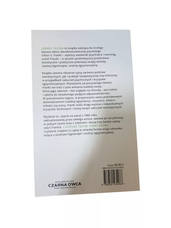 VIKTOR E. FRANKL "LEKARZ I DUSZA"