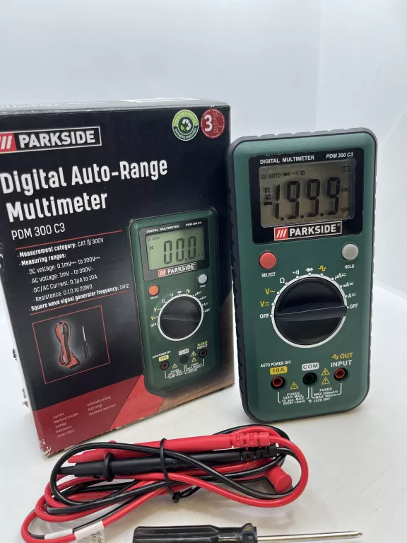 MULTIMETR PARKSIDE PDM 300 C3