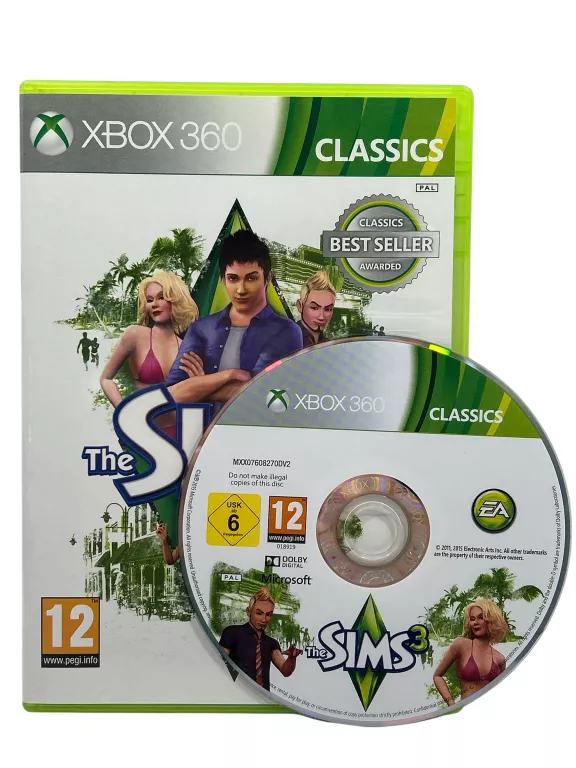 GRA THE SIMS 3 MICROSOFT XBOX 360