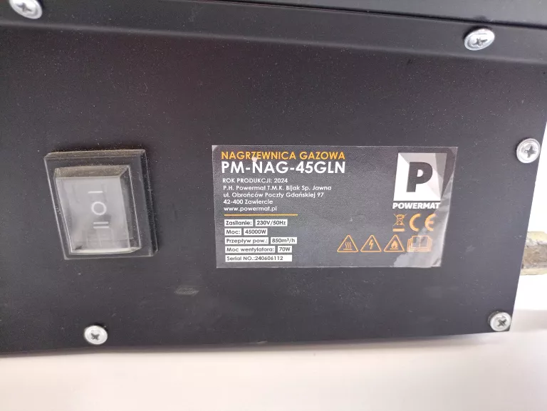NAGRZEWNICA POWERMAT PM-NAG-45 GLN
