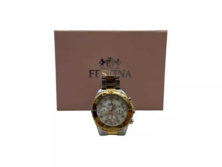 ZEGAREK DAMSKI FESTINA BOYFRIEND CHRONOGRAPH F20604/1 GW. 12.2026R