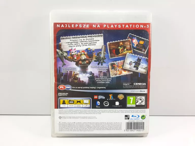GRA LEGO PRZYGODA GRA WIDEO PS3