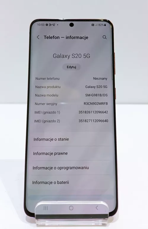 TELEFON SAMSUNG GALAXY S20 12/128GB 2SIM