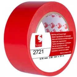 TAŚMA DO ZNAKOWANIA SCAPA 2721 50MM X 33M CZERWONA