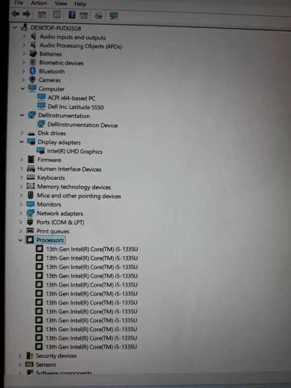 LAPTOP DELL LATITUDE 5550 15,6 I5 16GB 512GB WIN11